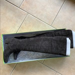 Faux Suedes Thigh high boots